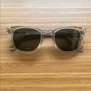 Kolo Chester Clear Frame Black Lens Men’s Sunglasses